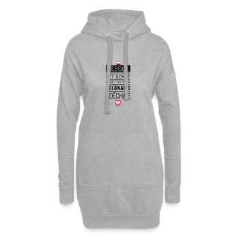 Desole Cet Homme Est Deja Pris Par Une Polonais... - Sweat-shirt à capuche long Femme - gris chiné - Devant