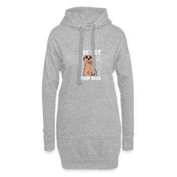 I've got your back Physio Physiotherapeut - Hoodie-Kleid - Grau meliert - Vorne