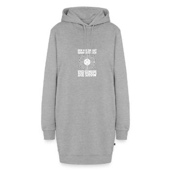 Sportschütze Schützenfest Sportschießen - Hoodie-Kleid - Grau meliert - Vorne