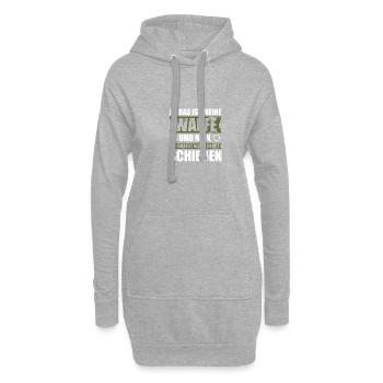 Tir sportif Schützenfest Tireur sportif - Sweat-shirt à capuche long Femme - gris chiné - Devant
