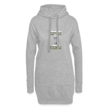Sportschießen Schützenfest Sportschütze - Hoodie-Kleid - Grau meliert - Vorne