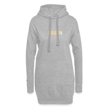 Kronkorken Sondengänger Metalldetektor Sondeln - Hoodie-Kleid - Grau meliert - Vorne