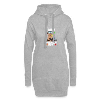 Lauf! Gotcha Paintballspieler Paintball - Hoodie-Kleid - Grau meliert - Vorne