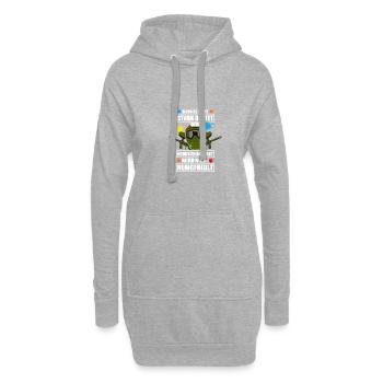 Nicht rumgeheult Gotcha Paintballspieler Paintball - Hoodie-Kleid - Grau meliert - Vorne