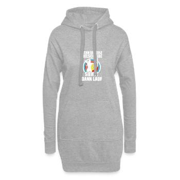 Lauf Pfeil und Bogen Bogenschießen Bogenschütze - Hoodie-Kleid - Grau meliert - Vorne