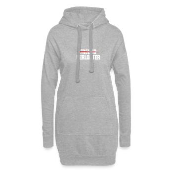 Verlobter Heiratsantrag Hochzeitsantrag - Hoodie-Kleid - Grau meliert - Vorne