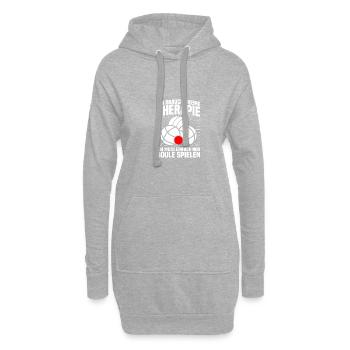 Thérapie Pétanque Boule Boule Joueur de Boule - Sweat-shirt à capuche long Femme - gris chiné - Devant