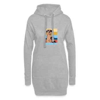 One more rep Bodybuilding Bodybuilder Kraftsport - Hoodie-Kleid - Grau meliert - Vorne