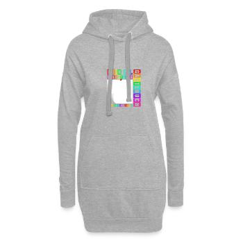 33e anniversaire Né en 1991 Cadeau d’anniversaire - Sweat-shirt à capuche long Femme - gris chiné - Devant