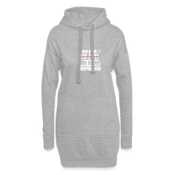 Il ne reste plus que trois mécaniciens automobiles AutosTuning - Sweat-shirt à capuche long Femme - gris chiné - Devant