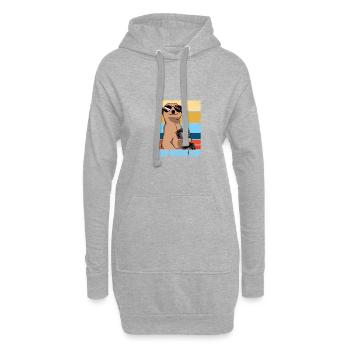One more rep Bodybuilding Bodybuilder Kraftsport - Hoodie-Kleid - Grau meliert - Vorne