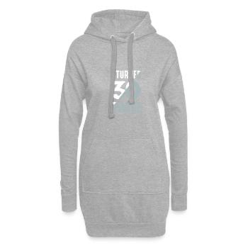 I Turned 30 Twice 60th Birthday Party Celebration - Hoodie Dress - heather grey - Front