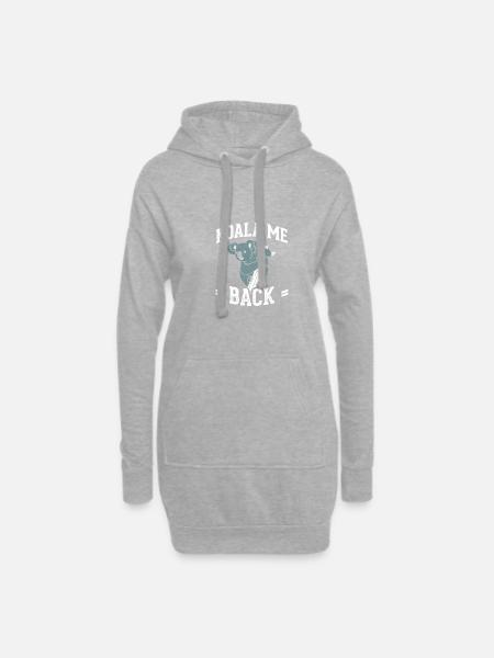Meme Koala Design Quote Koala Me Back - Hoodie-Kleid - Grau meliert