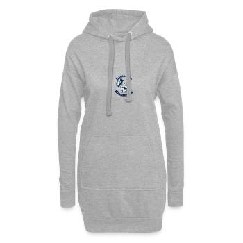 Deutsches Handwerk - Hoodie-Kleid - Grau meliert - Vorne