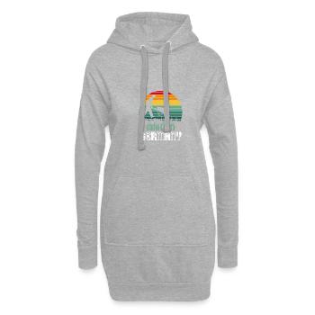 Mäht In Germany - Hoodie-Kleid - Grau meliert - Vorne