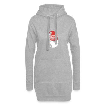 Santa Claus family groups Santa Claus - Hoodie Dress - heather grey - Front