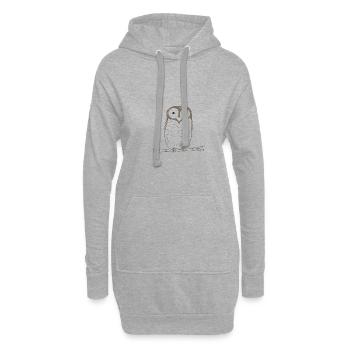 Waldkauz Protection de la nature - Protéger la nature - Sweat-shirt à capuche long Femme - gris chiné - Devant