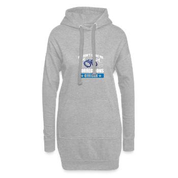 I’M A CORRECTIONS OFFICER Motiv für - Hoodie-Kleid - Grau meliert - Vorne