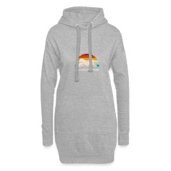Lesen ist die Bewältigung introvertierter Buchlieb - Hoodie-Kleid - Grau meliert - Vorne
