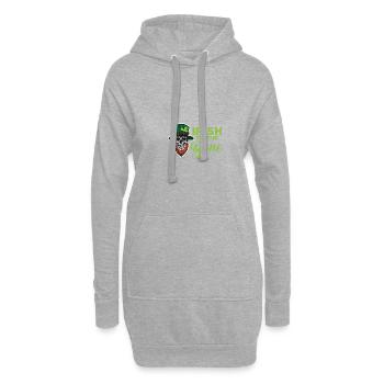 Irisch bis The Bone St. Patricks Tag Lustiger Zita - Hoodie-Kleid - Grau meliert - Vorne