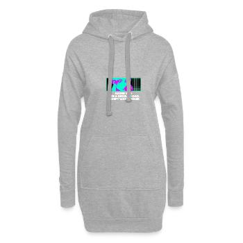 Anime Dad wie ein regulärer Vater Manga Väter Tag - Hoodie-Kleid - Grau meliert - Vorne