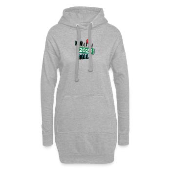 Kinball Spieler Team Turnier Mannschaft in 2024 - Hoodie-Kleid - Grau meliert - Vorne