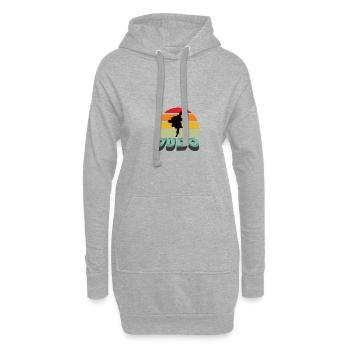 Judosportarten Wettbewerbsfähige Person Gift - Hoodie-Kleid - Grau meliert - Vorne