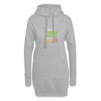 Costume humain. Partisans Poison - Sweat-shirt à capuche long Femme - gris chiné - Devant