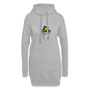 Sheriff Dalmatian Patrol Officer Gift - Sweat-shirt à capuche long Femme - gris chiné - Devant