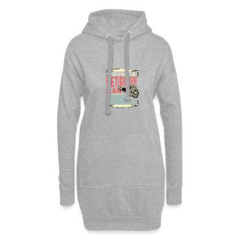 Régime de retraite Schreiner Cadeau - Sweat-shirt à capuche long Femme - gris chiné - Devant