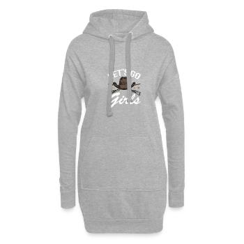 Rodeo Western Country Southern Hut - Let’s girls - Sweat-shirt à capuche long Femme - gris chiné - Devant