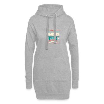 C’est une chose d’Owens qui correspond au nom de famille, f - Sweat-shirt à capuche long Femme - gris chiné - Devant