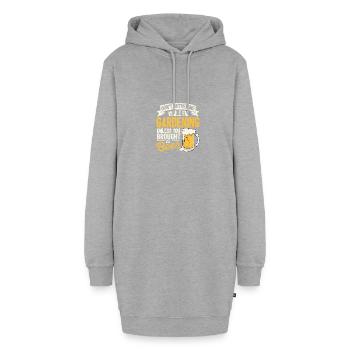 Ne me dérangez pas pendant que j’aime les amateurs de bière. - Sweat-shirt à capuche long Femme - gris chiné - Devant