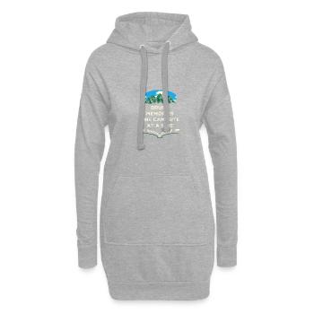 Drunk Memories Camping Beer Lovers Camp - Sweat-shirt à capuche long Femme - gris chiné - Devant