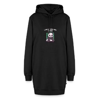 J’aime mes enfants ingrats drôle de mère - Sweat-shirt à capuche long Femme - noir - Devant
