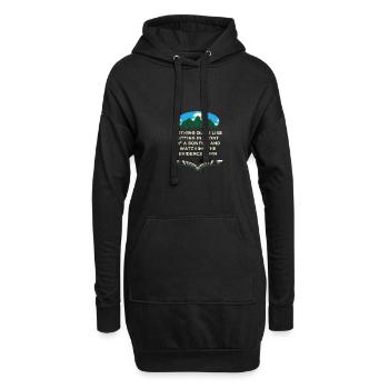 Regardez les preuves Camping Camping Funny - Sweat-shirt à capuche long Femme - noir - Devant