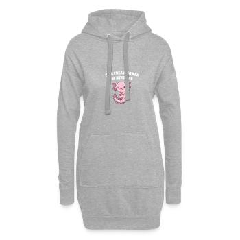 Ich bin ein verdammter Sonnenstrahl von lustigen s - Hoodie-Kleid - Grau meliert - Vorne