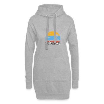 Lustiges Zitat Ich habe diesen Discgolf, Discgolfs - Hoodie-Kleid - Grau meliert - Vorne