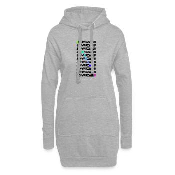 | de la Forêt-Noire Montagnes | Randonnée | Vacances - Sweat-shirt à capuche long Femme - gris chiné - Devant