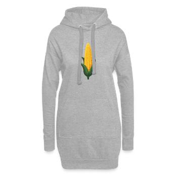 Mais - Hoodie-Kleid - Grau meliert - Vorne