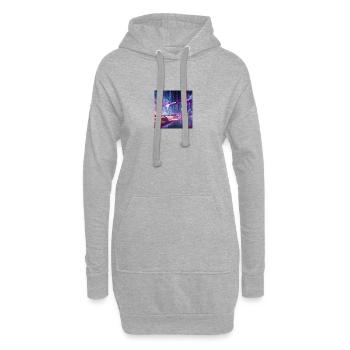 World of Peace - Hoodie-Kleid - Grau meliert - Vorne