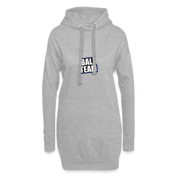 Bali Team Reisen Urlaub - Hoodie-Kleid - Grau meliert - Vorne