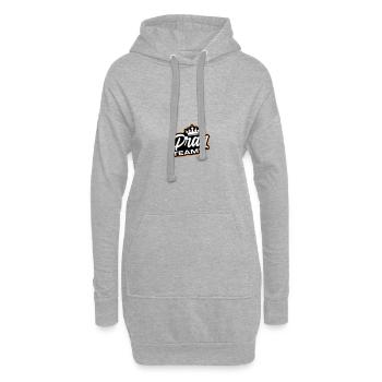 Prag Team - Hoodie-Kleid - Grau meliert - Vorne