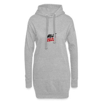 Malle 2025 Mallorca - Hoodie-Kleid - Grau meliert - Vorne