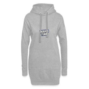Mexiko Team Reisen Urlaub - Hoodie-Kleid - Grau meliert - Vorne