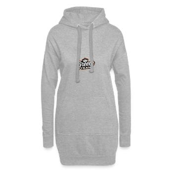 Équipe Grèce - Sweat-shirt à capuche long Femme - gris chiné - Devant