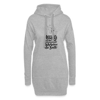 So viele Mamas auf der Welt Muttertag Geschenk - Hoodie-Kleid - Grau meliert - Vorne