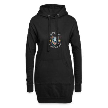 Hütehund Schäferhund Australian Cattle Dog Lustig - Hoodie-Kleid - Schwarz - Vorne