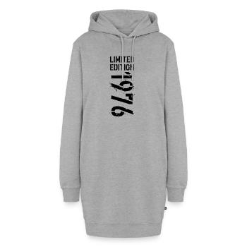 LIMITIERTE EDITION 1976 SCHWARZ - Hoodie-Kleid - Grau meliert - Vorne