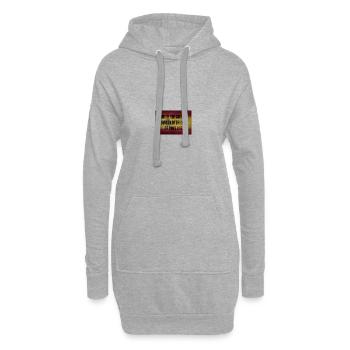 Klimawandel Sprüche Geschenkidee - Hoodie-Kleid - Grau meliert - Vorne